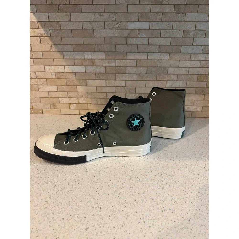 Converse Chuck Taylor All Star High Top Sneakers Olive Green Black Men 10 w12